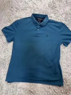 Nautica ポロシャツ XL 青