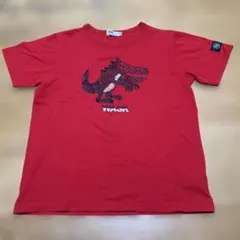 WASK べべ　恐竜Tシャツ レッド 140cmのサムネイル