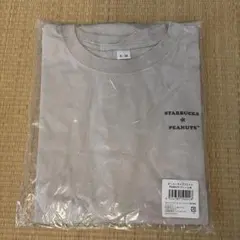 【新宿・未使用】STARBUCKS PEANUTS コラボ Tシャツ グレー