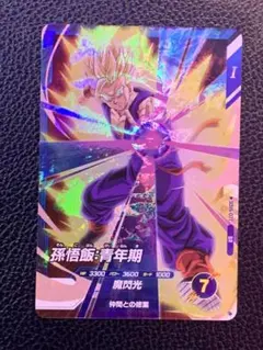 特別再録カード孫悟飯：青年期 SR⭐︎FB06 DBFW】孫悟飯:青年期【SR】FB02-018ドラゴンボールスーパー