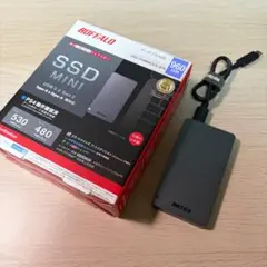 SSD-PGM960U3-B/N Buffalo 外付SSD 960GB 中古①