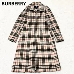 ✨希少✨BURBERRY LONDON ノバチェック　ウール　ロングコート