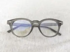 【美品！】無印良品 UVカット ブルーライト対応 ボストン型サングラス グレーのサムネイル