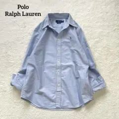 定番人気 ラルフローレン オックスフォードシャツ ブルー L