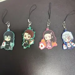 鬼滅の刃 アクリルストラップ 4個セット