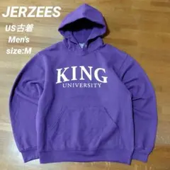 JERZEES カレッジ フーディー パーカー US古着 Men's M