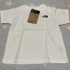 ノースフェイス　バックスクエアロゴティー　ホワイトTシャツ100