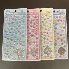 【国内正規品】　ボンボンドロップシール しずくちゃん　mini ミニ　４枚セット