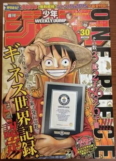 激レア】週刊少年ジャンプ ワンピース ギネス世界記録認定号 2015年 30