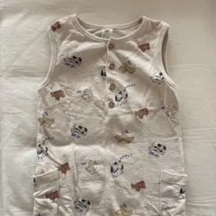 H&M 犬柄　オールインワン　90サイズ