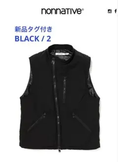 nonnative RIDER PUFF VEST ベスト ブラック2