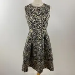 美品 キャサリンコテージ ラメジャガード ドレス バラ柄 結婚式 発表会 160のサムネイル