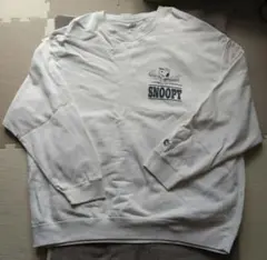 PEANUTS スヌーピー スウェット　トレーナー長袖 4XL ホワイト