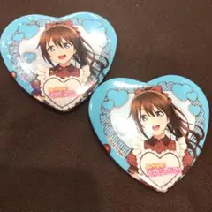 ②ラブライブ μ's アニメ放送10周年記念 海外限定 缶バッジ 星空凛 2つ