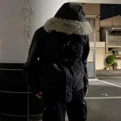 archive grunge fur military jacket CE00