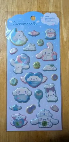 ★未使用★「シナモロール/みずいろウィッシュコア」パールマシュマロシール