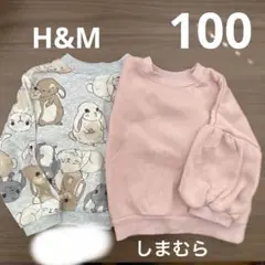 100　裏起毛　トップス　トレーナー