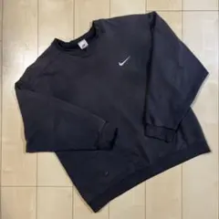 Nike ダークグレー クルーネック スウェット 90s 00s