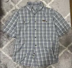 Carhartt チェック柄 半袖シャツ Mサイズ