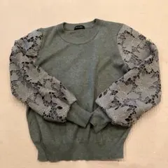 カットワーク　ニット