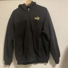 PUMA フリースパーカー ブラック Lサイズ