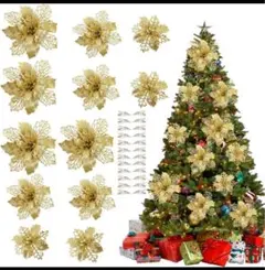 クリスマス ツリー 飾り オーナメント リース シルバー