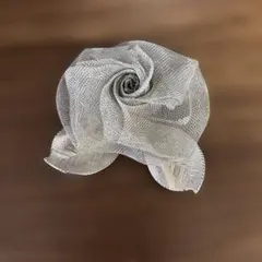 バラ　コサージュ　ブローチ