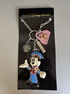美品！ディズニーリゾート ミッキーマウス キーホルダーH アンバサダーホテル限定