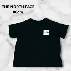 ノースフェイス ベビーT NTB32358 左肩スナップ　半袖Tシャツ　黒