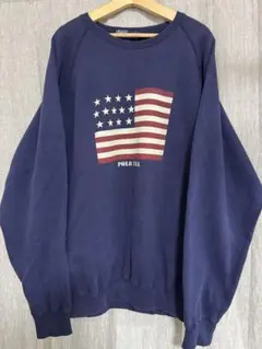 90s ポロラルフローレン 星条旗スウェット