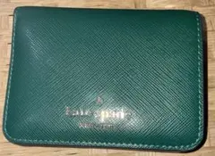 kate spade二つ折り財布　グリーン ケイトスペード ニューヨーク