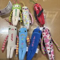 カラフルぬいぐるみマスコット7体セット