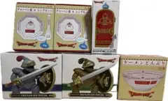 【新品未開封品】ドラゴンクエスト フィギュア どんぶり 皿 6点セットまとめ売り