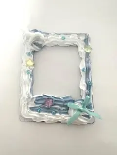 ホイップデコ　青と白　kawaii