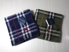 バーバリーチェック柄ハンカチ 2枚セット　新品未使用