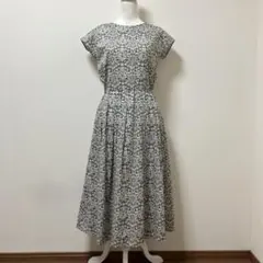 未使用品 クミキョク 大きいサイズ 2XL 花柄 リバティ ロング