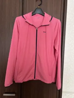 ellesse ピンク フルジップ ウィンドブレーカー L