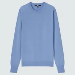 美品✨ユニクロ【S】毛100 薄手 メリノウールニット／クルーネックセーター