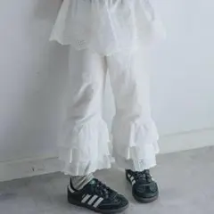 しまむら softcheese 100cm レースパンツ ホワイト