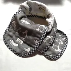 親子ペンギン☆6重ガーゼ☆ロングタオル☆ハンドメイド
