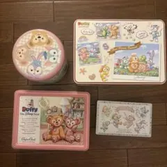 ディズニーシー　ダッフィー　空き缶　セット