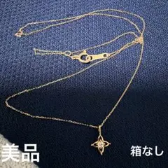 フラワーモチーフ ダイヤモンド　ネックレス k10のサムネイル