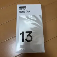 新品未使用　OPPO Reno 13A ルミナスネイビー