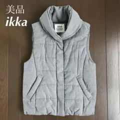 【美品】ikka 中綿ベスト グレー Mサイズのサムネイル