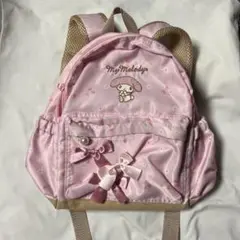 サンリオ リュックサックSサイズ マイメロディリボン柄(容量5L)