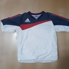 adidas ナイロンジャケット 半袖 プルオーバー