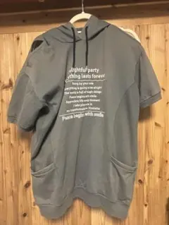 ピンクラテPinklatte 半袖パーカー肩幅しSサイズ