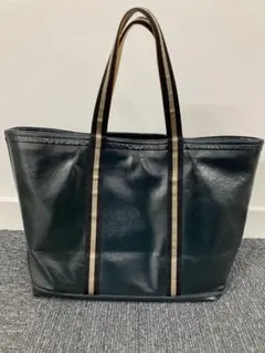 foundation addict 馬革エナメルトートバック　ネイビーのサムネイル