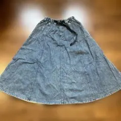 デニム フレアスカート　ニコアンド　M