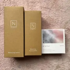 Norganicバランシングローション、エッセンスミルク＆WOLFUVファンデ